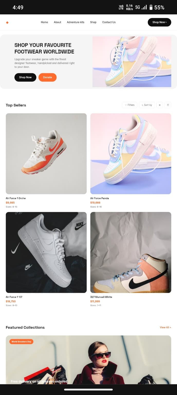 Shop Co website preview